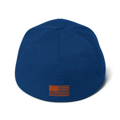 POG Blue and Orange Flexfit Structured Twill Cap